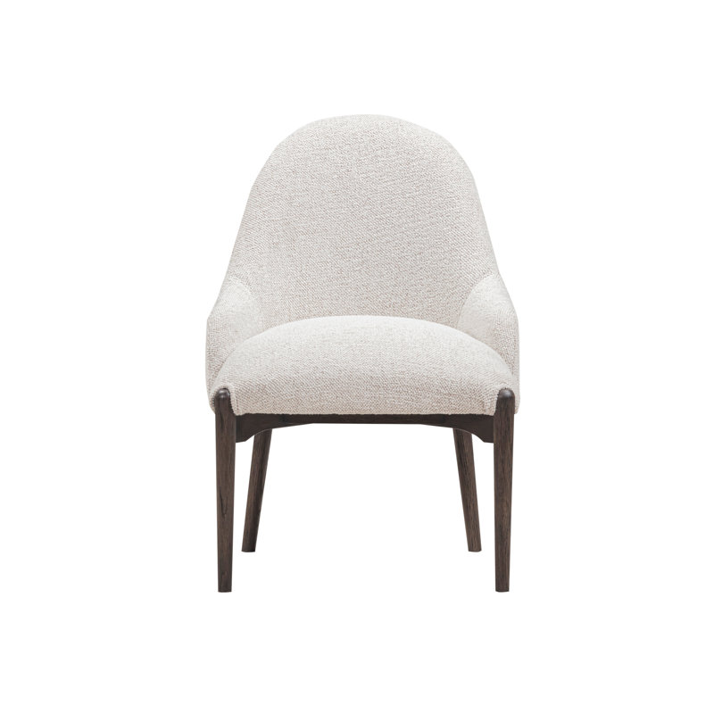 Chaise en chenille Glendale, Blanc