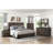 Two-Tone Brown Black Finish 6-Drawers Dresser 1Pc Modern Industrial Design Bedroom Furniture