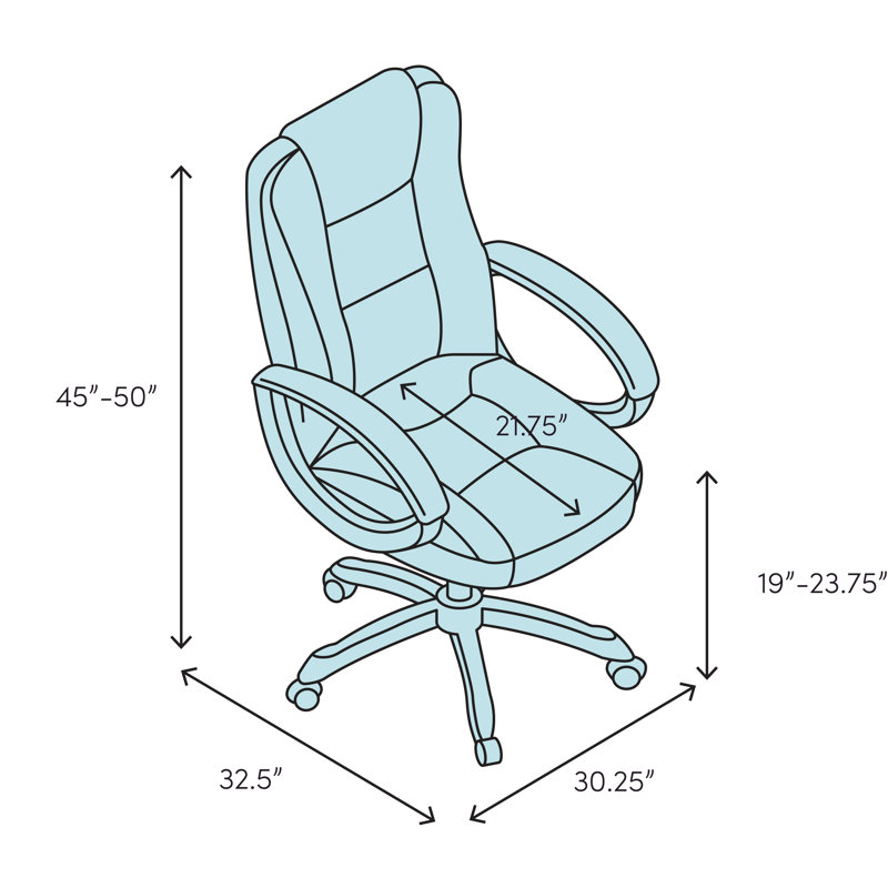 Pro-Line II™ Polyester Blend Executive Chair, Black