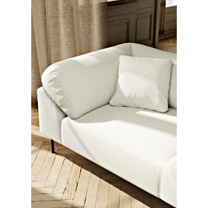 Collar 2-Seater, Cotton Blend, Ivory