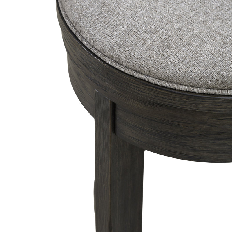 Aslaug Barrett Uph Swivel Console Stool