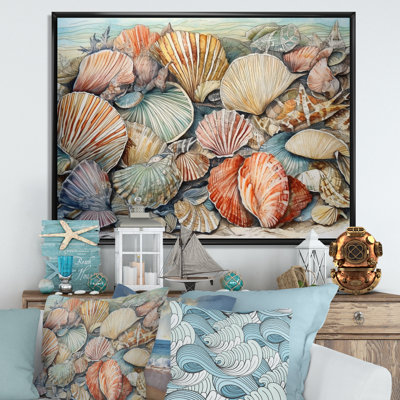 Seaside Seashells IV sur toile