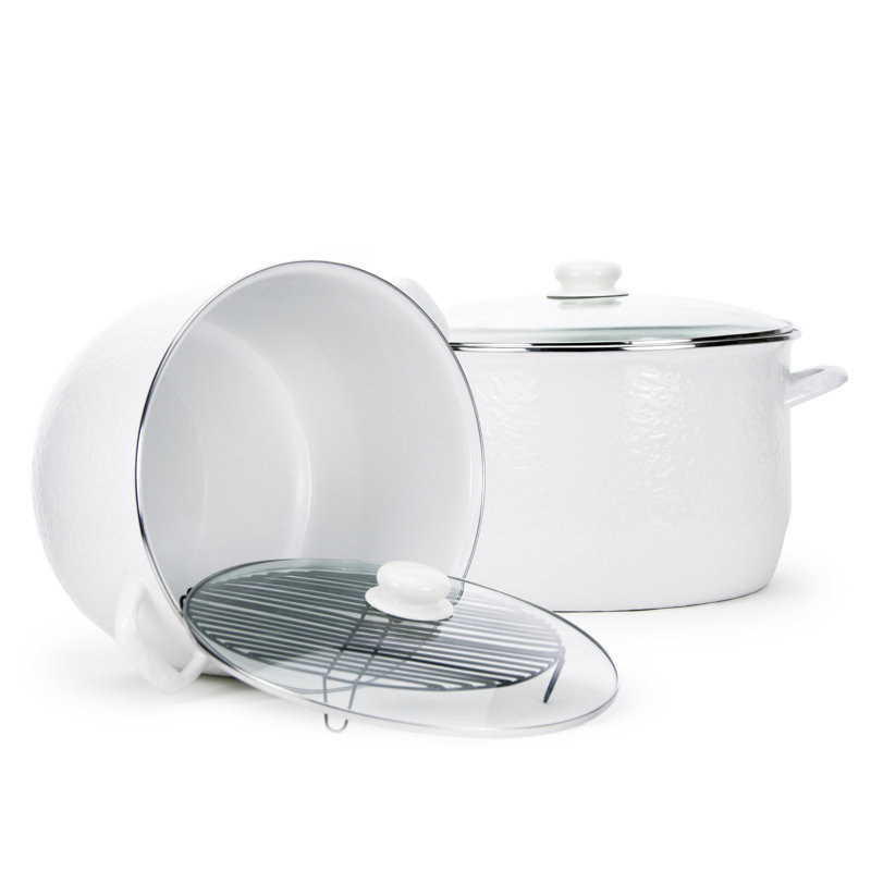 Solid White 18qt Stock Pot