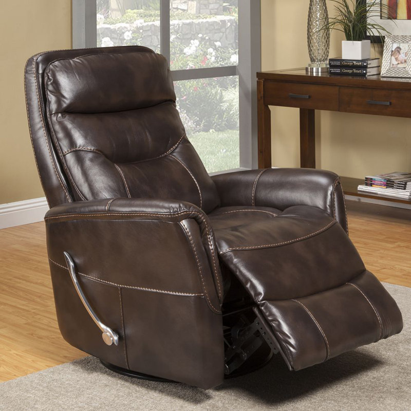 Akeelah 30" Wide Manual Glider Standard Recliner, Truffle