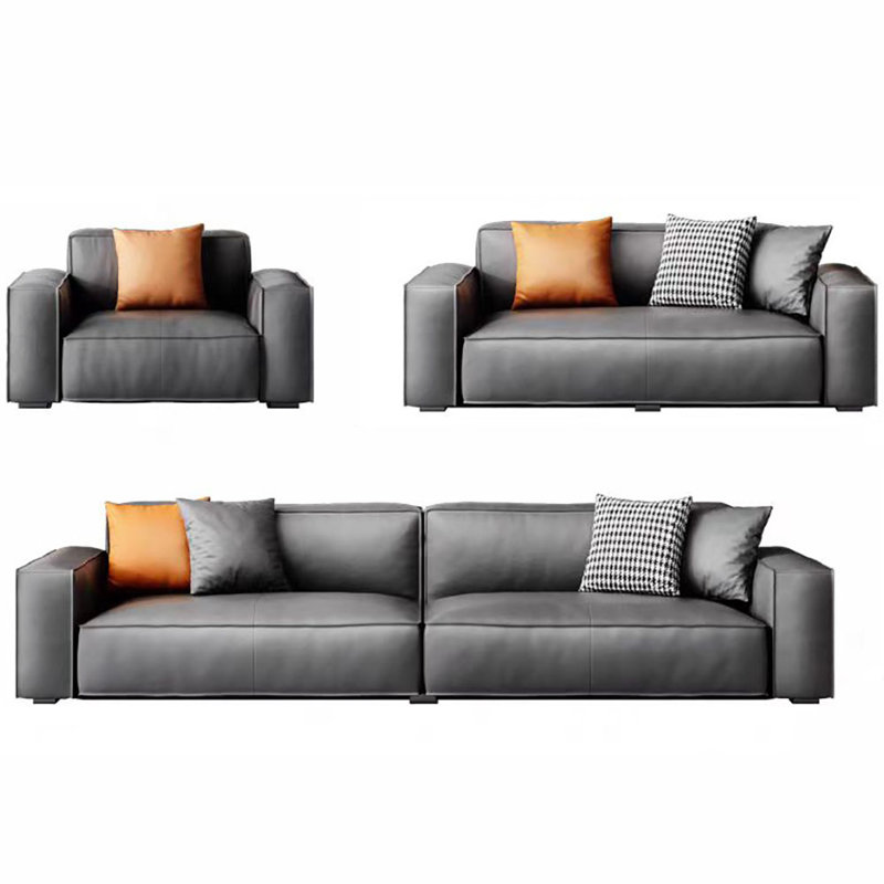 Simple modern business reception sofa set