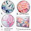 «Colorful Coral Reef Heaven I» - ensemble d'art sur toile corail sous l'eau-107735196-107735198
