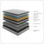 Assemblé aux États-Unis - Matelas en mousse à mémoire de forme hybride et rafraîchissant de 12 po King Diamond-114706826-114706823