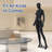 Kinbor Female Mannequin Full Body - Mannequin Full Body Dress Display Stand Adjustable Stand Posable Manikin Torso with Metal Base, Female Dress Form Mannequins, Black