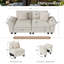 2 Seater Chenille Chaise End Sofa-1559026821