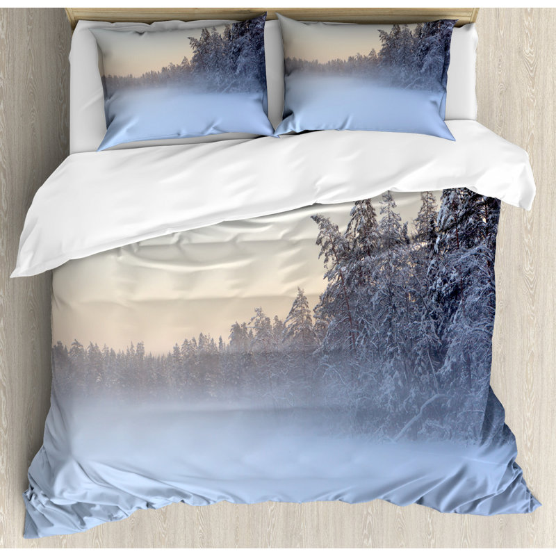 Rustic Duvet Cover, King Duvet Cover + 2 Shams