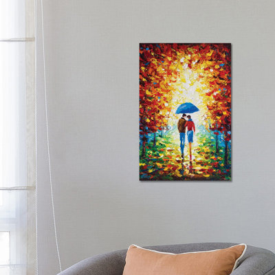 Walk Together I by Andrej Ostapchuk - Wrapped Canvas Painting