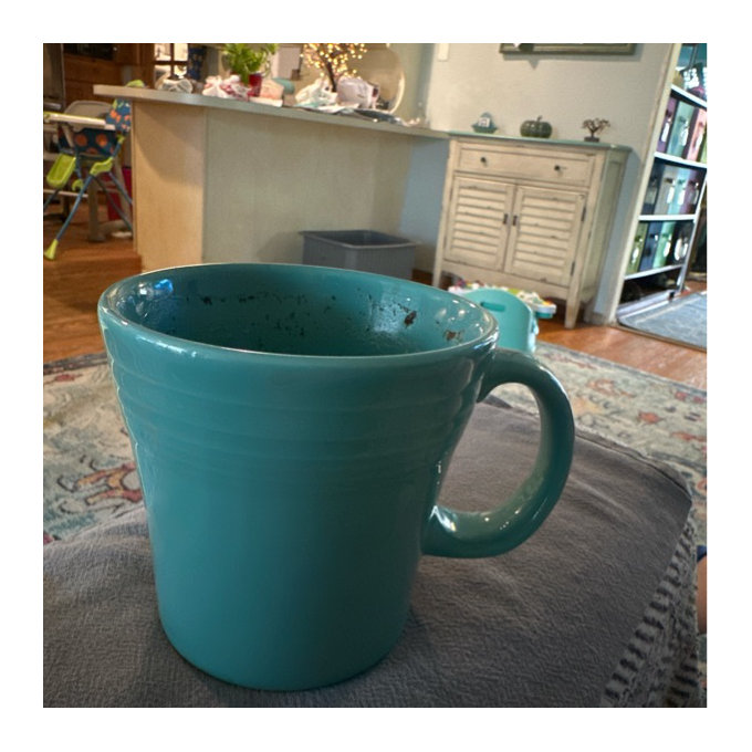 Set Of 6 Fiesta Tapered Mugs 15 Oz - Contemporary Multicolor Dinnerware - USA Made