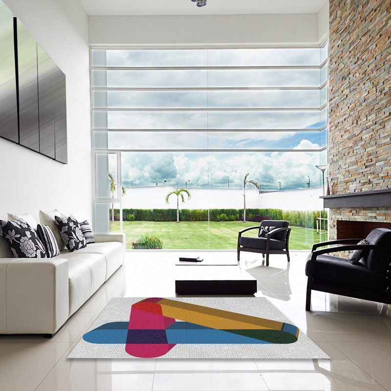 Tapis en laine, Carré 4 pi