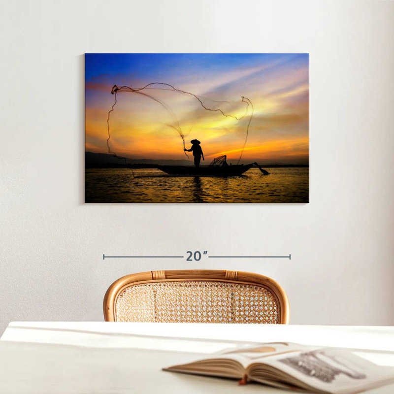 Filet de pêche Senne Fisherman, H 16 po x l 24 po