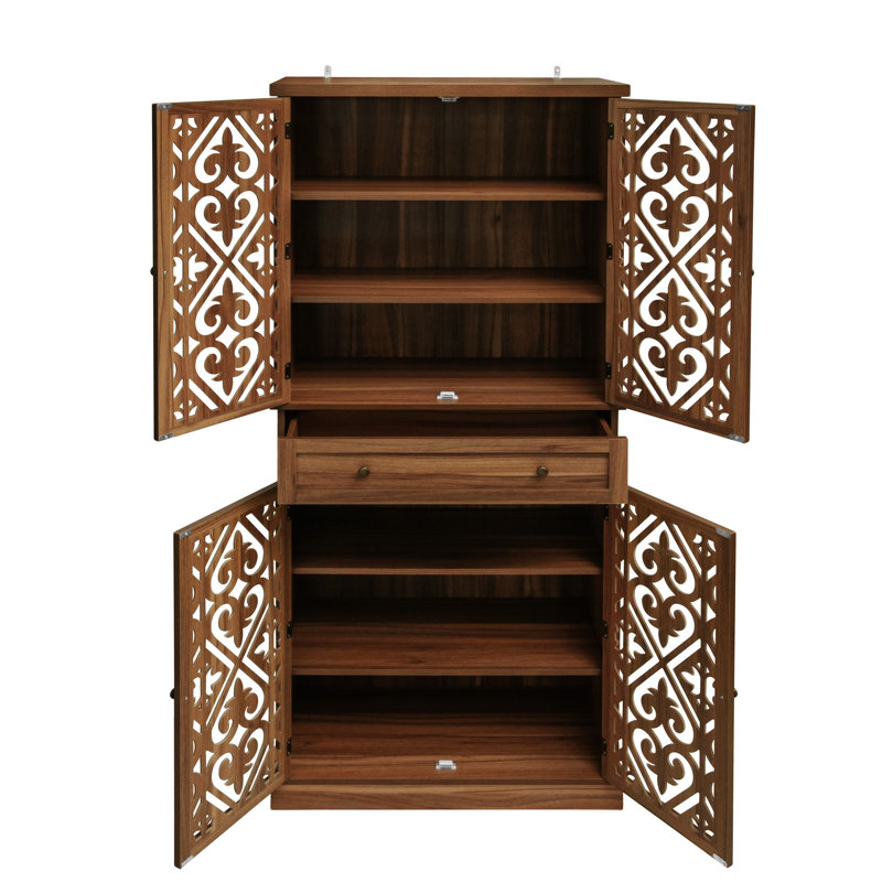 Armoire 4 portes avec 1 tiroir
