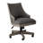 Gracie Oaks Winford Linen Task Chair