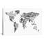 «Typographique Text World Map V» par Michael Tompsett, reproduction d'art sur toile-1816749443-1753379028-1753379038