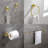 Circular 5 - Piece Bathroom Hardware Set-90977464