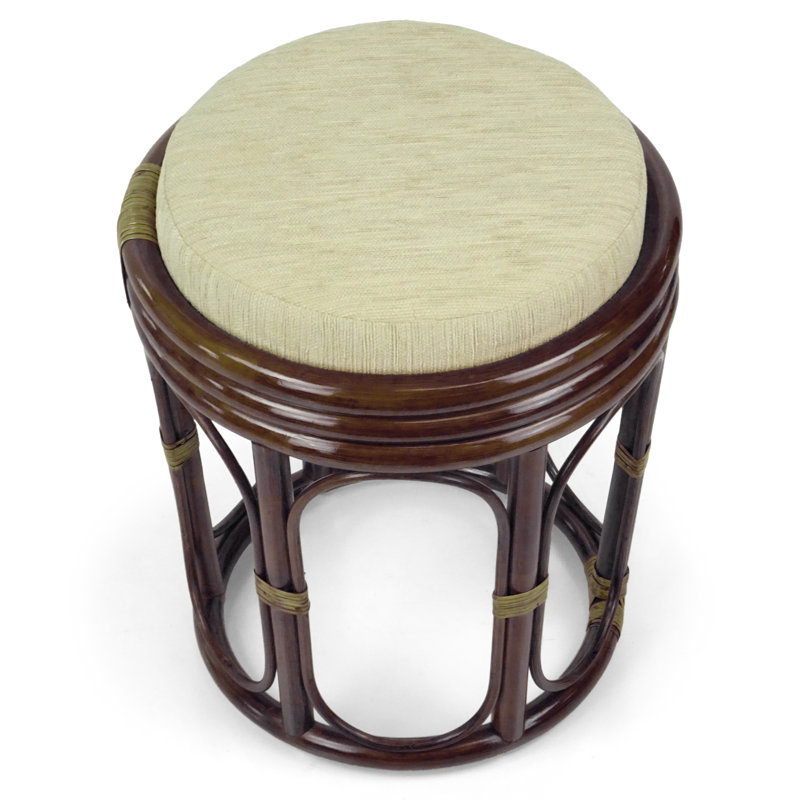 Tabouret de coiffeuse Adero, Brun foncé