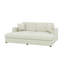 Oversized Chaise Lounge Sofa, Modern Compressed Corduroy Upholstered Sectional-1151817727