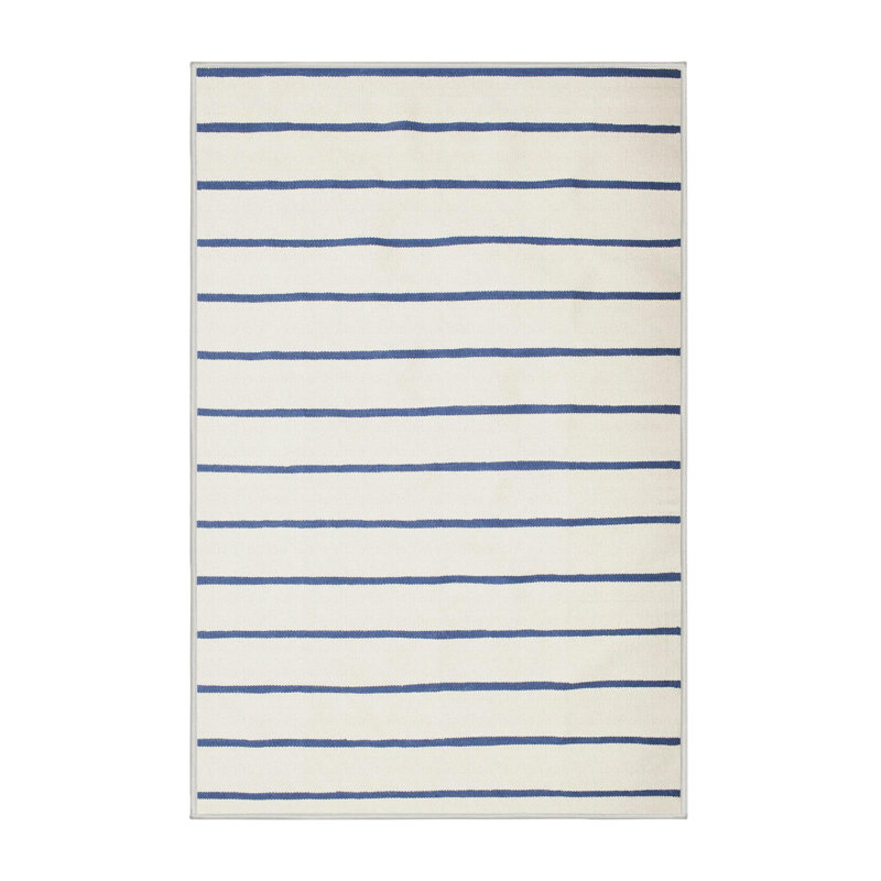 Striped Indoor Rug, Rectangle 7' x 10'