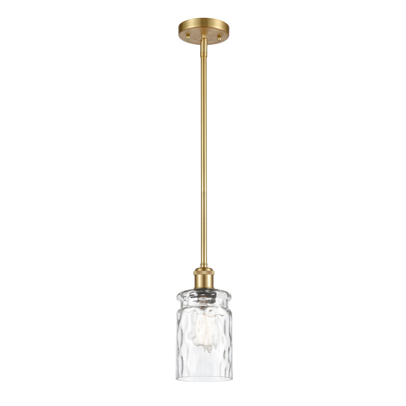 Barner 1 - Light Single Pendant, Clear, No Bulb Included, Polished Chrome