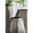 9.5X5.5X12" Aluminum Layered Chisel Oval Vase