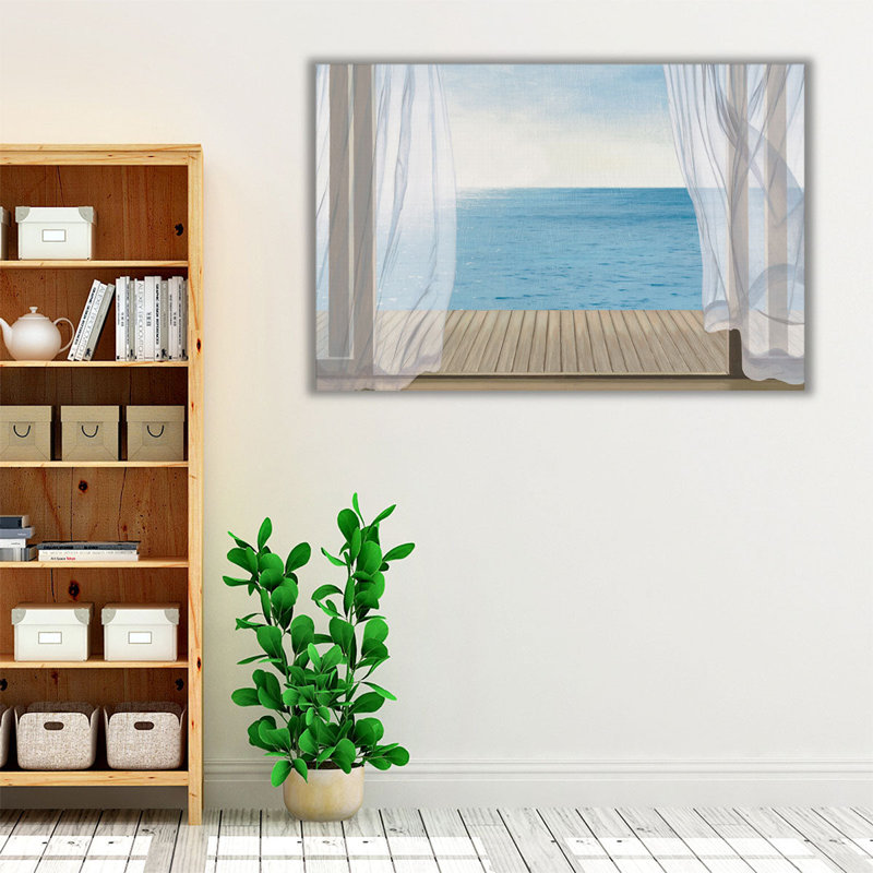 «Blue Breeze», reproduction d'art sur toile, H 20 po x l 30 po