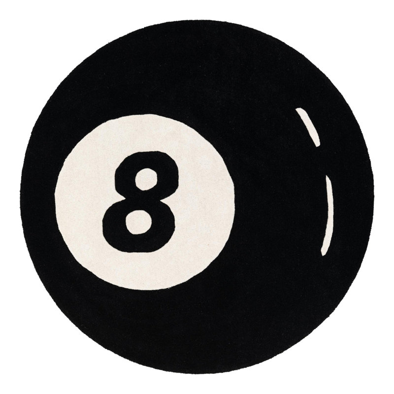 Latitude Run® Hand Tufted Wool Rug, Round 5'1"