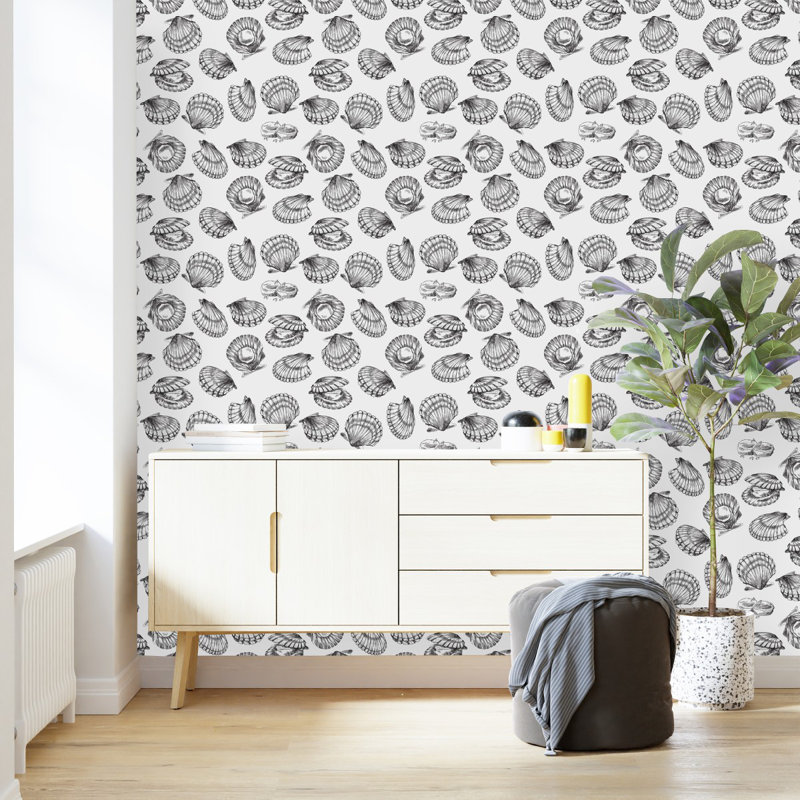 Kayliee Floral Wall Mural, 2.08' W x 10.42' L