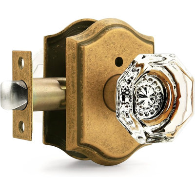 Crystal Privacy Door Knobs