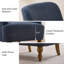 Upholstered Armchair with Footstool-885049406
