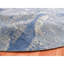 Tapis oriental rond noué à la main en laine bleue et en soie pure 10 po 1 po x 10 po 1 po 9C8EF7DA3C8746A59AA87A488110E062