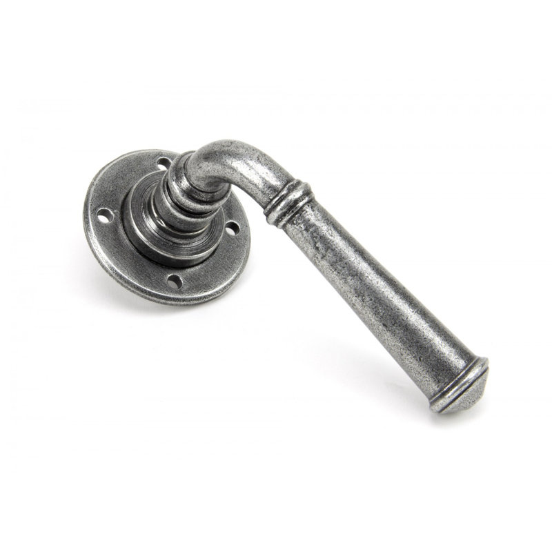 Regency Door Handle Kit, Pewter Patina