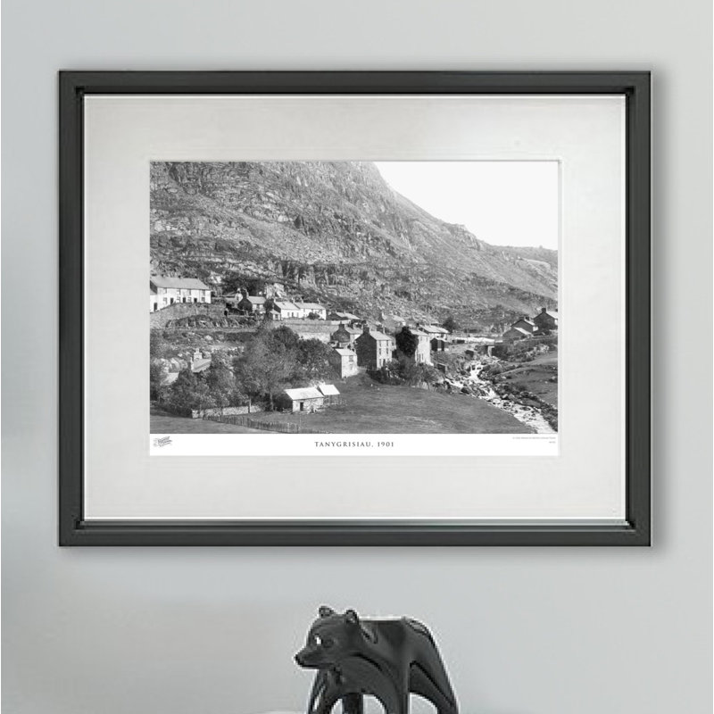 Tanygrisiau, 1901 by Francis Frith - Single Picture Frame Print, 60cm H x 80cm W x 2.3cm D