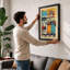 Stacked Kitchen Mid-Century - Framed Print-1480486518-1480486517