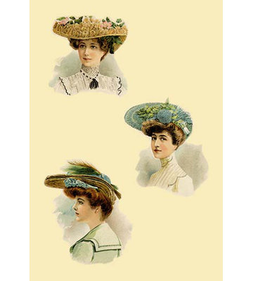 Ladies in Nature Accessories Painting Print