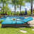 Outdoor Single chaise with Cushions-842295494