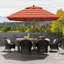 Parasol de patio en oléfine 9 pi 9 pi-681813177