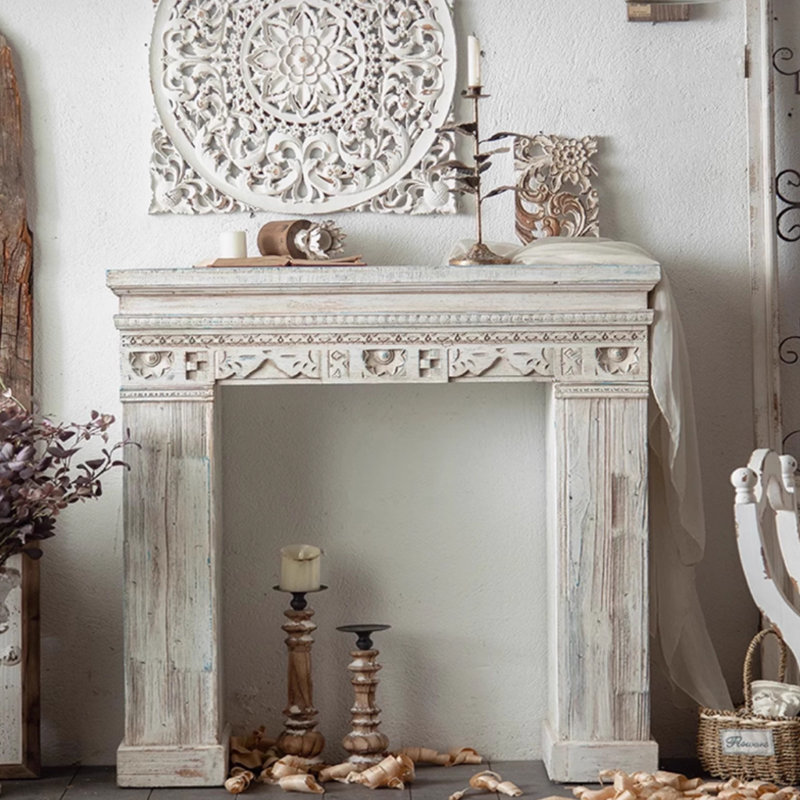 Console de style Wabi-Sabi