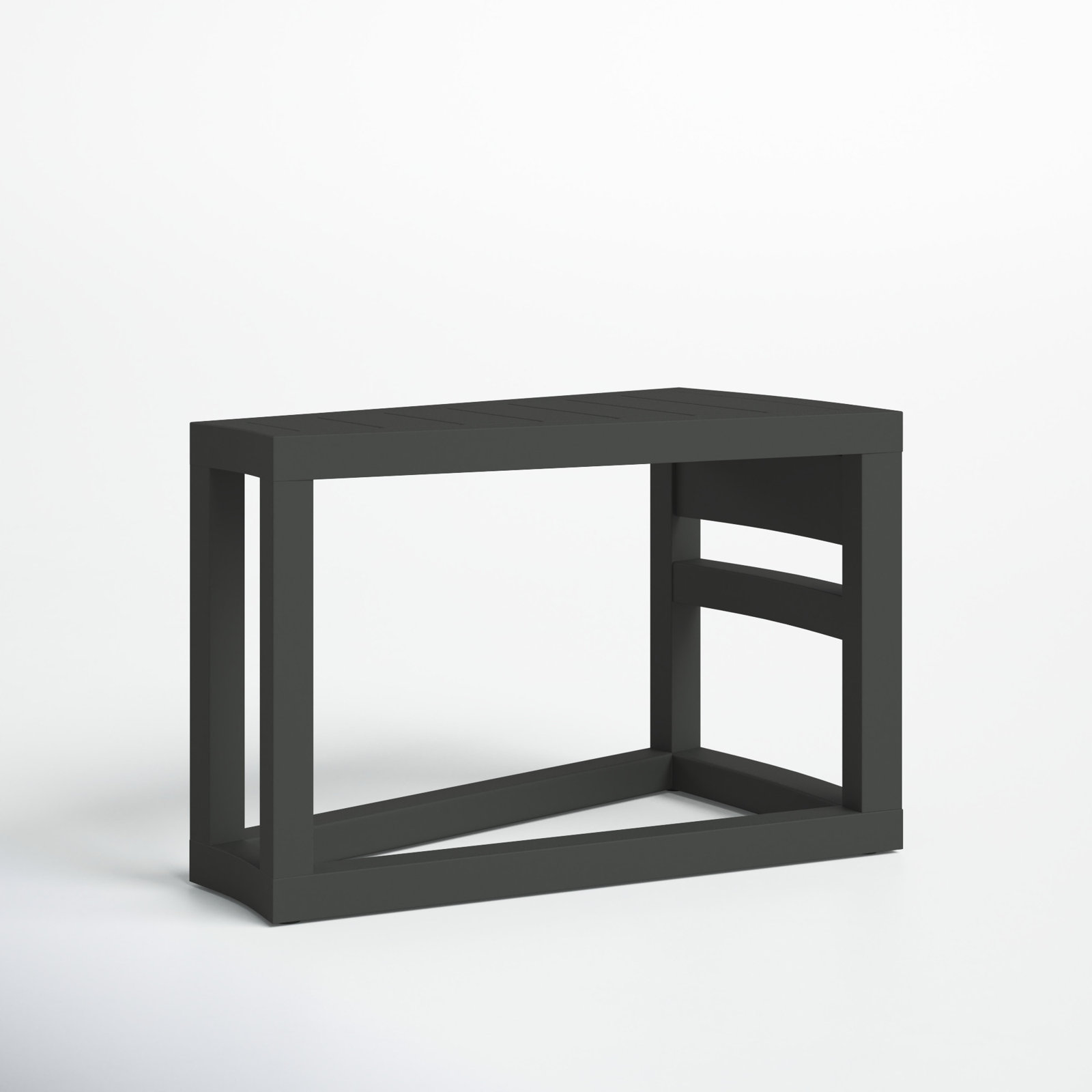 Bergeron 32 " Patio Side Table, Slate