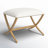 Galinda Iron and Rattan Accent Stool