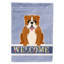 Polyester 2 côtés 40 x 28 po welcome drapeau maison-73943371