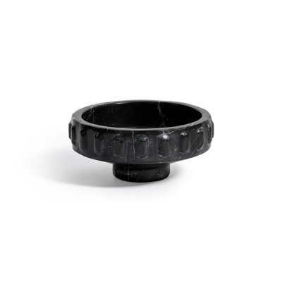 Marbella Marble Pedestal Decorative Bowl