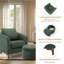 Fauteuil demi-tonneau avec repose-pieds Hintz-1679393697