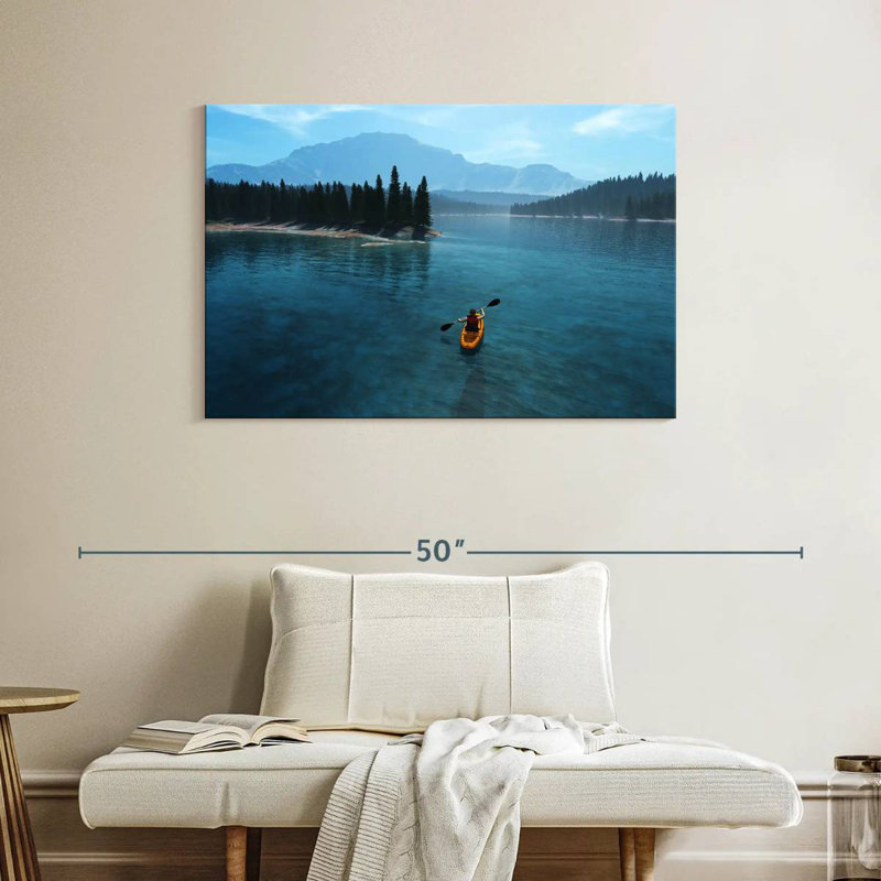 Alvord Lake Louise Kayaking, 26" H x 39" W