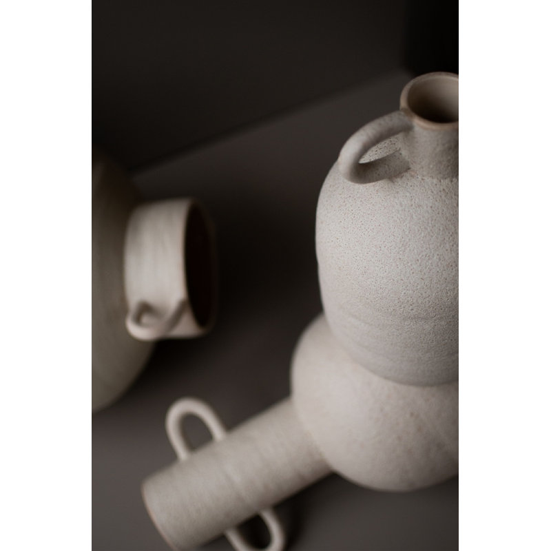 Ceramic / Porcelain Table Vase, White