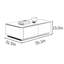 Table de bout rectangulaire en cuir Saddle-106325214