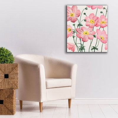  «Sidewalk Anemones 1» par Grace Popp, art mural sur toile, 26 po x 30 po