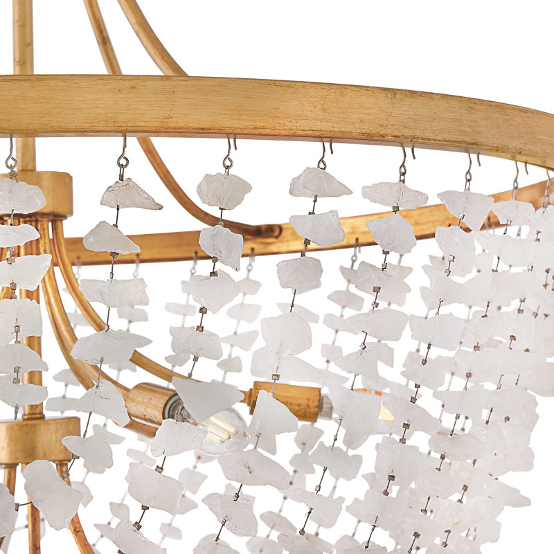 Myra Chandelier, 42.5" H x 35" W x 35" D, 9 Lights